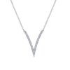 Gabriel & Co. 14k White Gold Kaslique Diamond Necklace