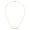 Gabriel & Co. 14k Yellow Gold Lusso Diamond Bar Necklace