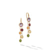 Marco Bicego Jaipur Color Collection 18K Yellow Gold Mixed Gemstone Two Strand Earrings