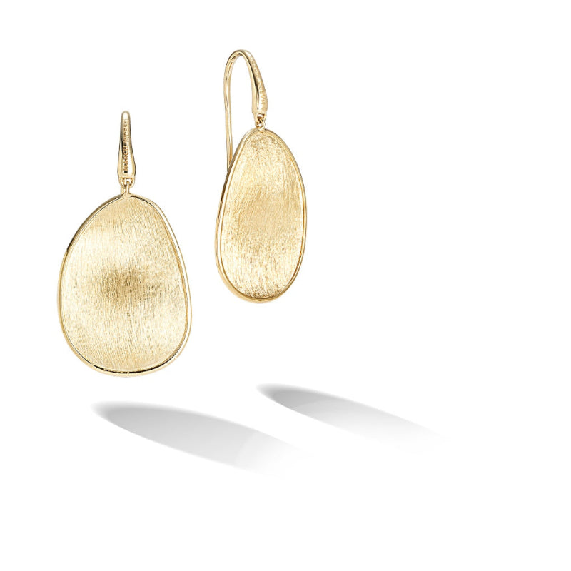 Marco Bicego Lunaria Collection 18K Yellow Gold Medium Drop Earrings