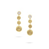 Marco Bicego Jaipur Collection 18K Yellow Gold and Diamond Drop Earrings