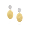 Marco Bicego Siviglia Grande 18K Yellow Gold and Diamond Large Drop Earring