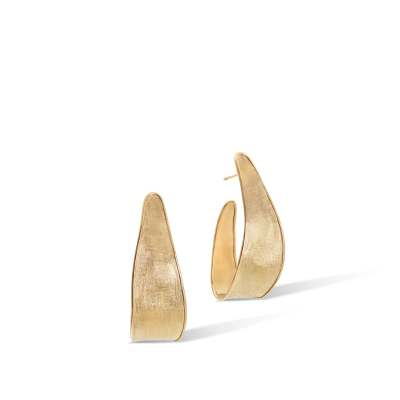 Marco Bicego Lunaria Collection 18K Yellow Gold Medium Hoop Earrings