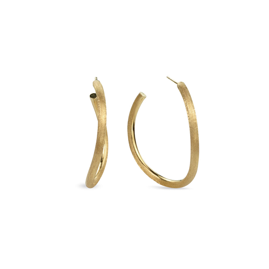 Marco Bicego Jaipur Collection 18K Yellow Gold  Medium Hoop Earrings