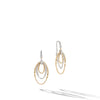 Marco Bicego Marrakech Onde Collection 18k Gold White, Yellow Drops Earrings