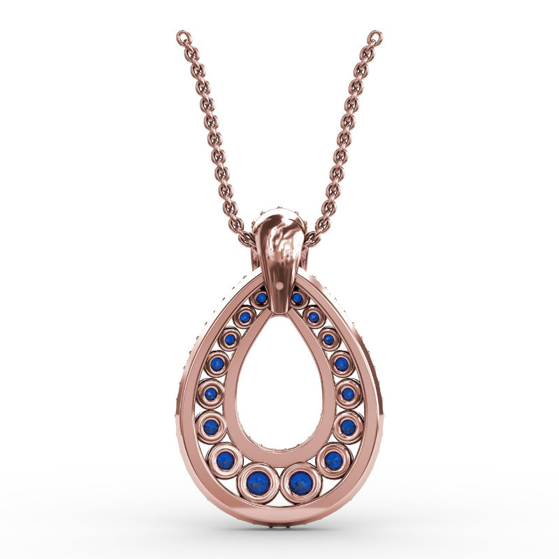 Fana Steal The Spotlight Sapphire and Diamond Pendant