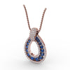 Fana Steal The Spotlight Sapphire and Diamond Pendant