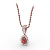 Fana Statement Ruby and Diamond Pendant