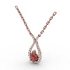 Fana Feel The Love Ruby and Diamond Pendant