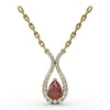 Fana Feel The Love Ruby and Diamond Pendant