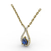 Fana Feel The Love Sapphire and Diamond Pendant