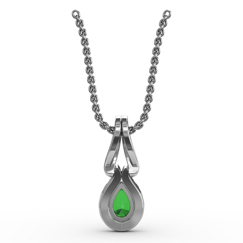 Fana Make A Statement Emerald and Diamond Pendant