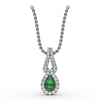 Fana Make A Statement Emerald and Diamond Pendant