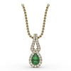 Fana Make A Statement Emerald and Diamond Pendant