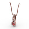 Fana Make A Statement Ruby and Diamond Pendant