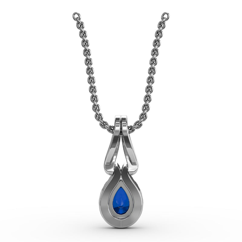 Fana Make A Statement Sapphire and Diamond Pendant