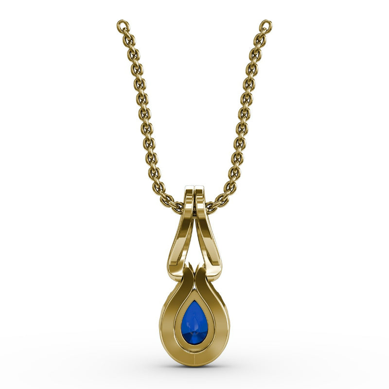 Fana Make A Statement Sapphire and Diamond Pendant