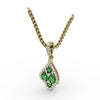 Fana Precious Emerald and Diamond Pendant