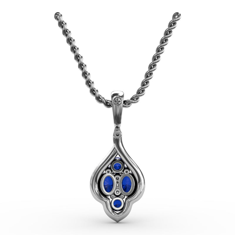 Fana Precious Sapphire and Diamond Pendant