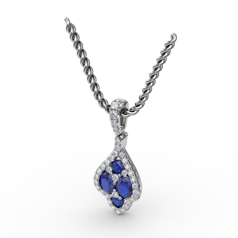 Fana Precious Sapphire and Diamond Pendant