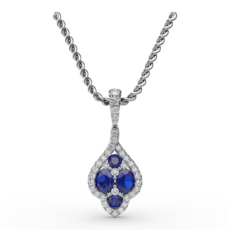 Fana Precious Sapphire and Diamond Pendant