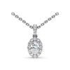 Fana Diamond Halo Necklace