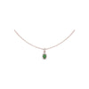 Fana Love Knot Emerald and Diamond Pendant