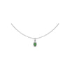 Fana Love Knot Emerald and Diamond Pendant