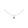 Fana Love Knot Emerald and Diamond Pendant