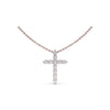 Fana Diamond Prong Cross Necklace