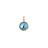 Marco Bicego Jaipur Collection 18K Yellow Gold Small Stackable Blue Topaz Pendant