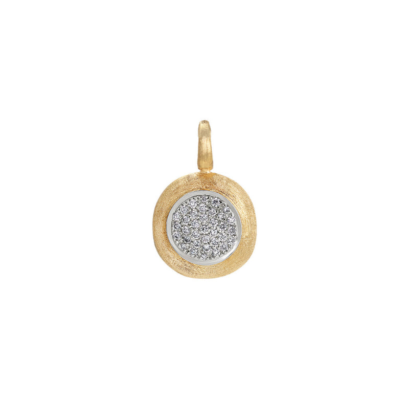 Marco Bicego Jaipur Collection 18K Yellow Gold Medium Pendant with Pave Diamonds