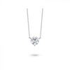 2 CT SOLITAIRE ROUND NECKLACES