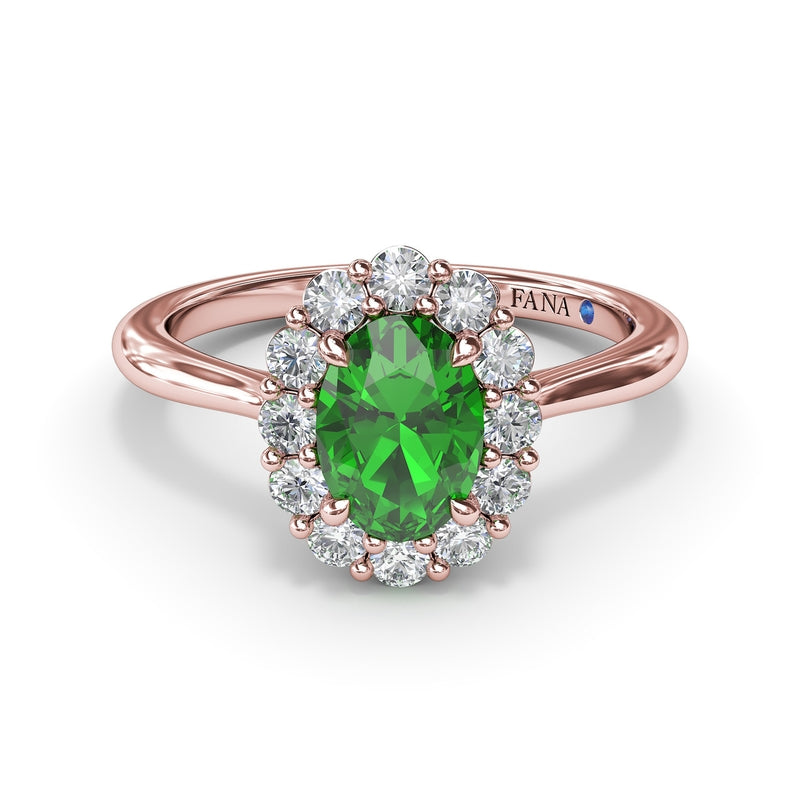 Fana Dazzling Emerald and Diamond Ring