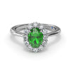 Fana Dazzling Emerald and Diamond Ring
