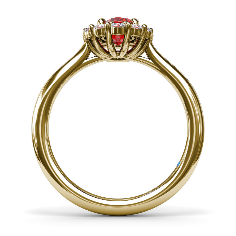 Fana Dazzling Ruby and Diamond Ring