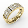 Fana Emerald Cut Diamond Band