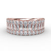 Fana Layered Baguette Diamond Band