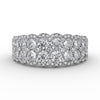 Fana Multi-Layered Round Diamond Band