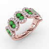 Fana Think Like A Queen Emerald and Diamond Ring