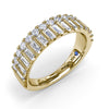 Fana Baguette and Round Diamond Band