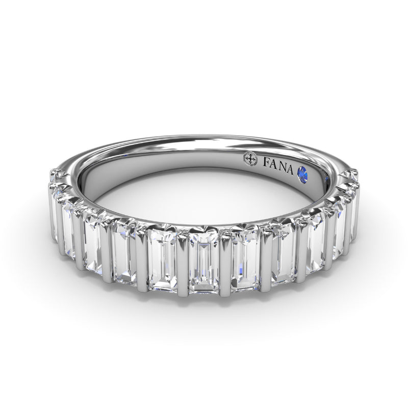 Fana Straight Baguette Diamond Band