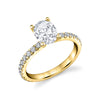 Oval Cut Classic Engagement Ring - Vanessa 14k Gold Yellow