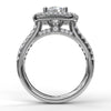 Fana Exquisite Unique Double Halo Engagement Ring