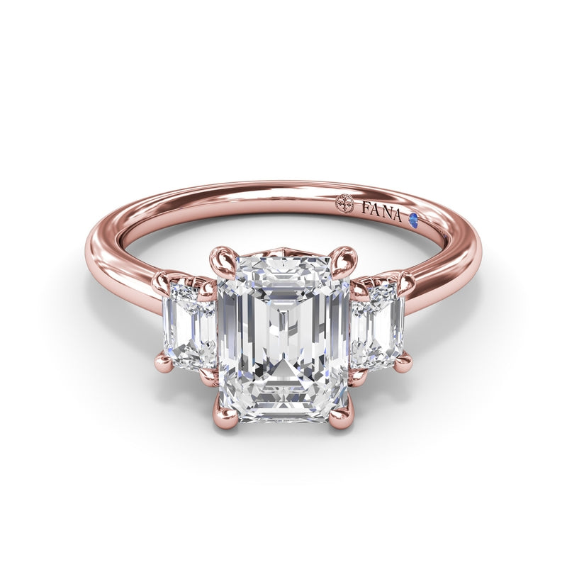 Fana Three Stone Beauty Diamond Engagement Ring