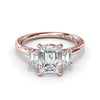 Fana Three Stone Beauty Diamond Engagement Ring