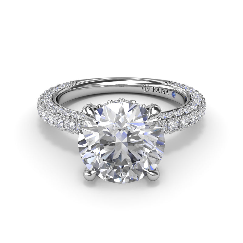 Fana Angelic Solitaire Diamond Engagement Ring