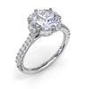 Fana Blossoming Halo Diamond Engagement Ring