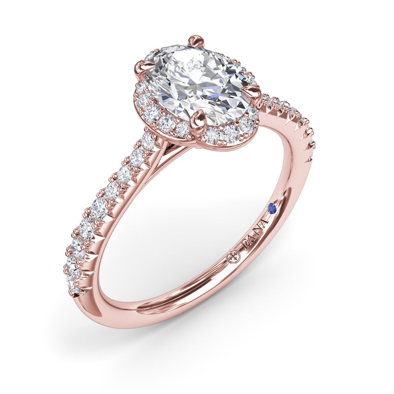 Fana Blossoming Oval Diamond Engagement Ring