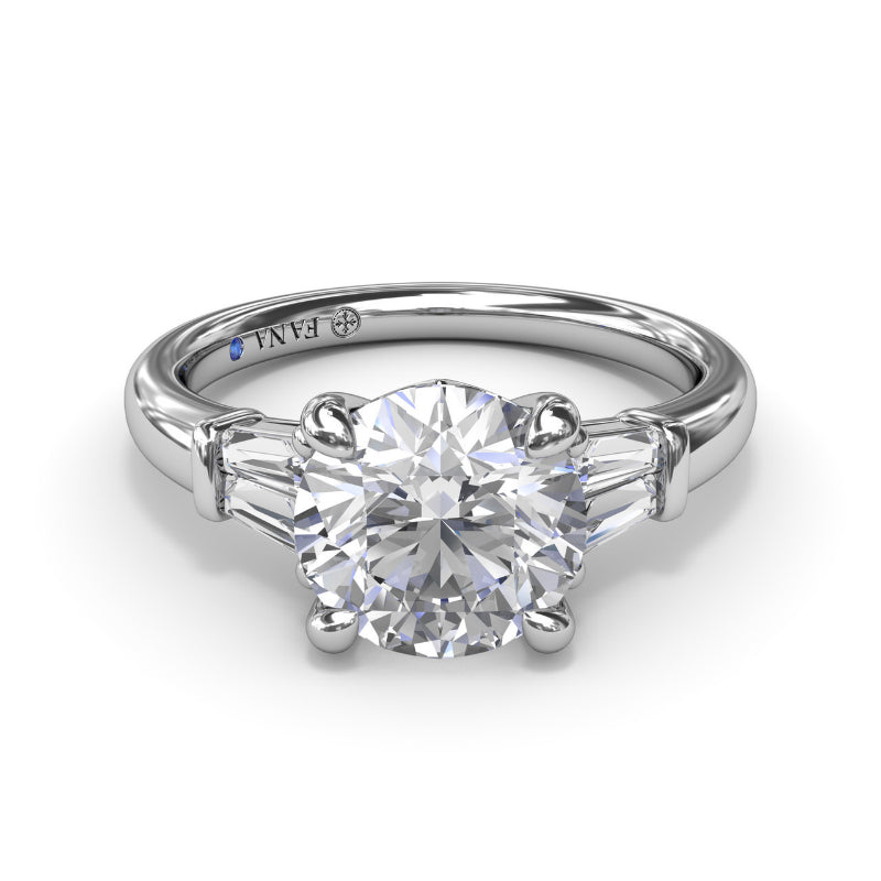 Fana Tapered Baguette Diamond Engagement Ring